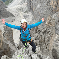 Bergführer Catores klettern in den Dolomiten